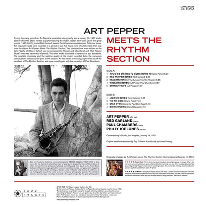 Art Pepper - Art Pepper Meets The Rhythm Section (Limited Edition Import, Gatefold, 180 Gram) (LP) - Joco Records