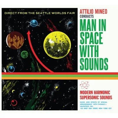 Attilio Mineo - Man In Space With Sounds (Green & Yellow Swirl Vinyl) (LP) - Joco Records