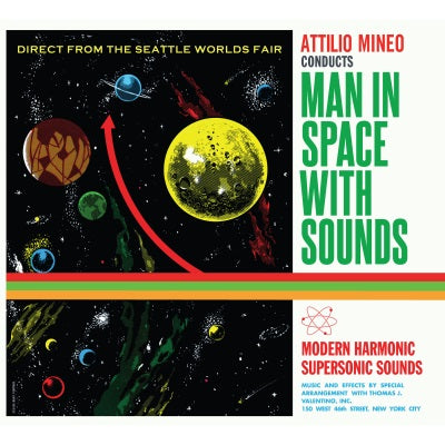Attilio Mineo - Man In Space With Sounds (GREEN & YELLOW SWIRL VINYL)
