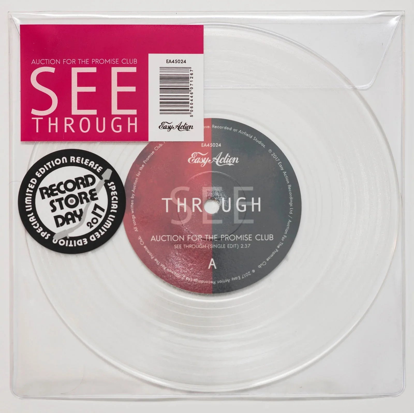 Auction For The Promise Club - See Through (7-Inch Single) - Joco Records