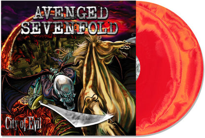 Avenged Sevenfold - City of Evil (Limited Edition, Indie Exclusive, Orange & Red Swirl Color Vinyl) (Explicit) (2 LP)