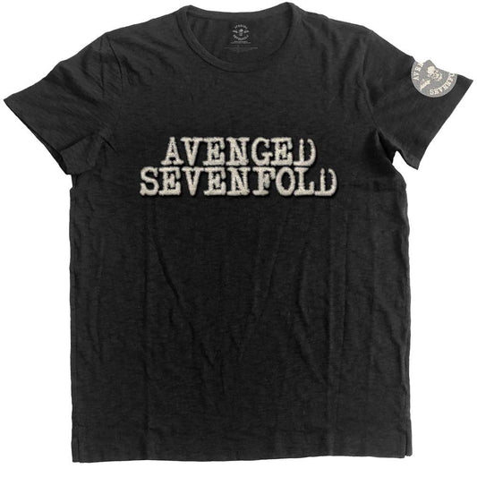 Avenged Sevenfold - Logo & Death Bat (T-Shirt)