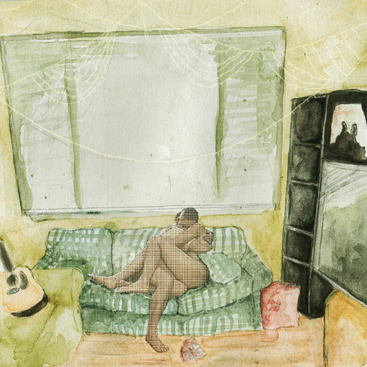 Awakebutstillinbed - What People Call Low Self - Esteem Is Really Just Seeing Yourself The Way That Other People See You (Forest Green & Sea Glass Split Vinyl) (LP) - Joco Records