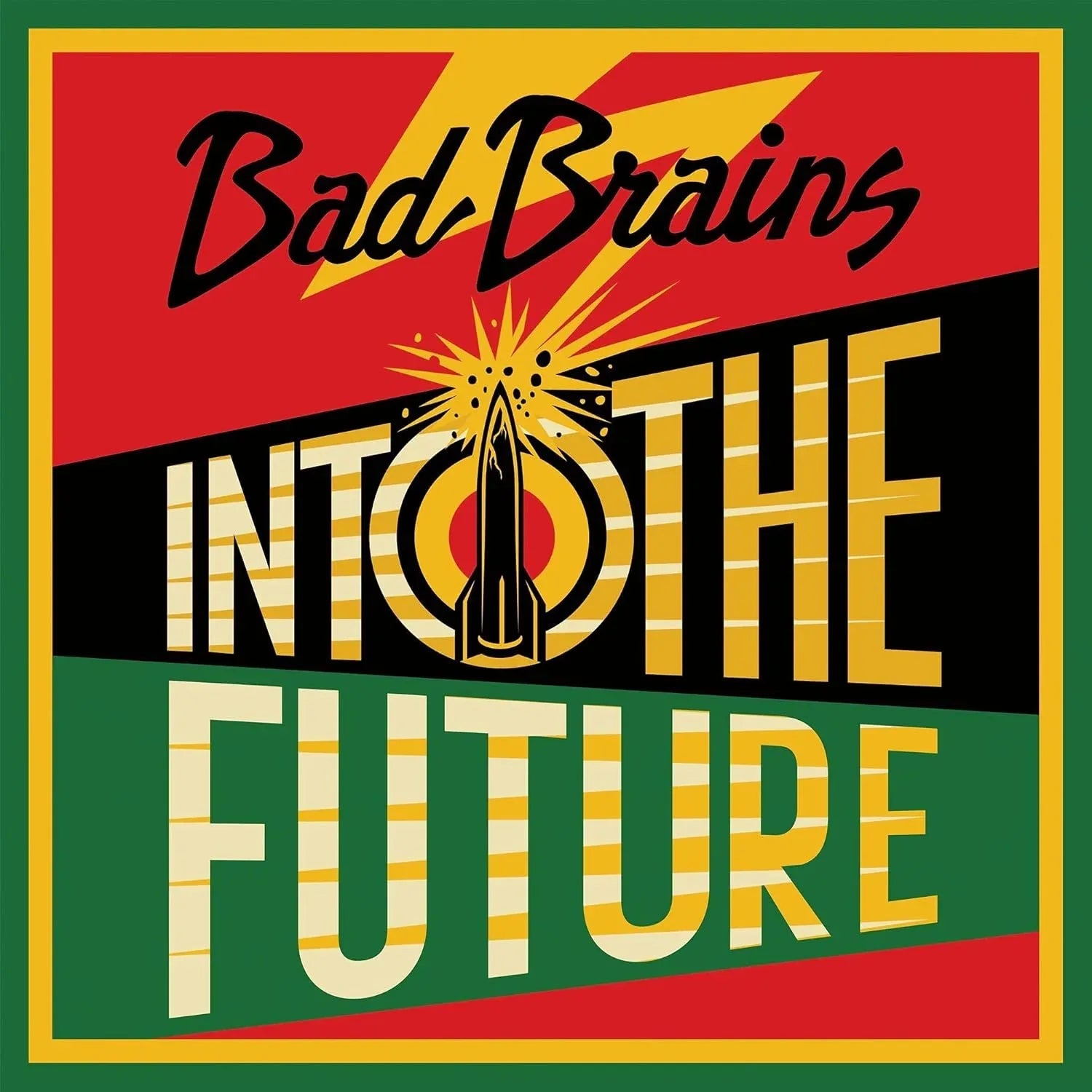 Bad Brains - Into The Future (Alternate Cover, Red Vinyl, Yellow & Green Vinyl) (LP) - Joco Records