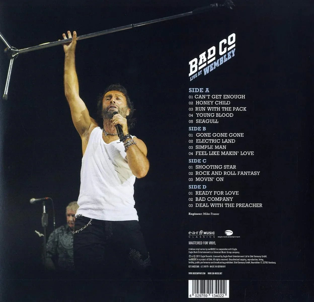 Bad Company - Live At Wembley (2 LP) - Joco Records