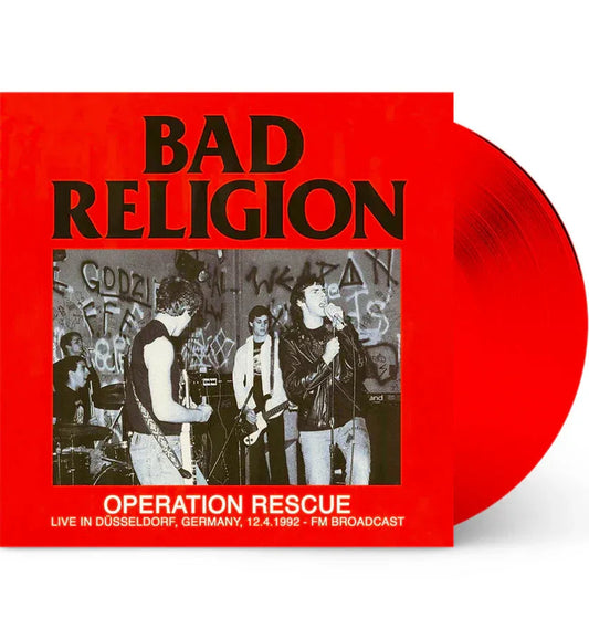 Bad Religion - Operation Rescue: Live in Düsseldorf, 1992 (Broadcast) (Limited Edition Import, Red Vinyl) (LP) - Joco Records