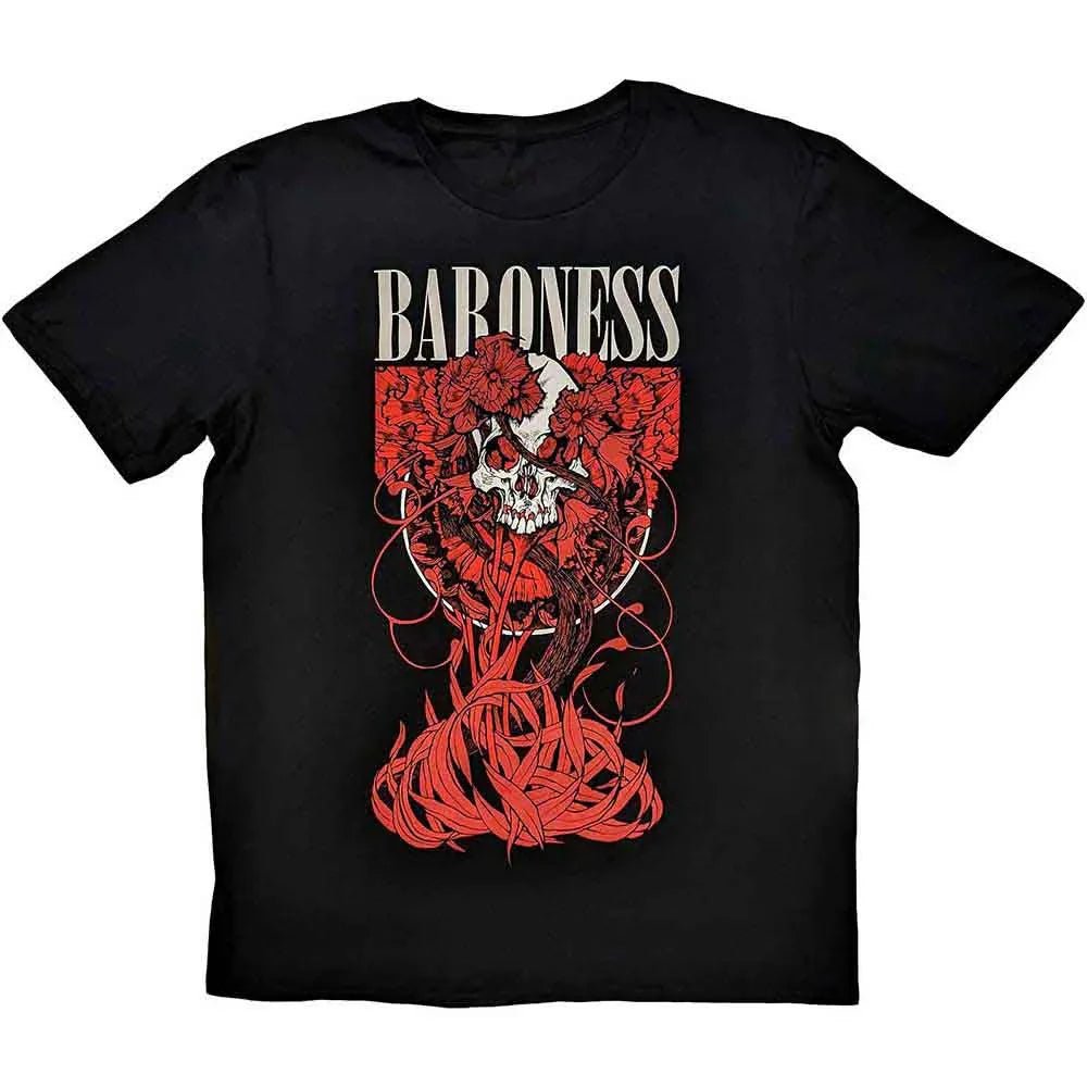 Baroness - Fleur Skull (T-Shirt) - Joco Records