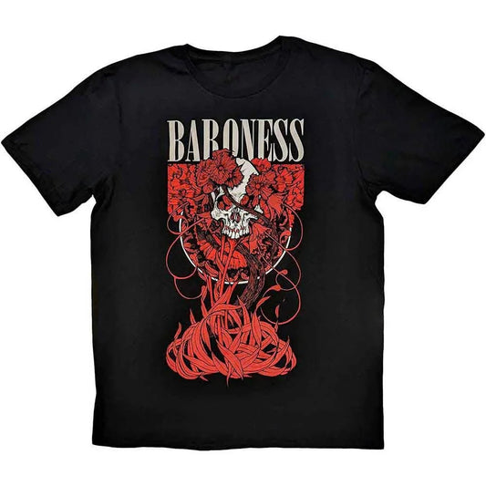 Baroness - Fleur Skull (T-Shirt) - Joco Records
