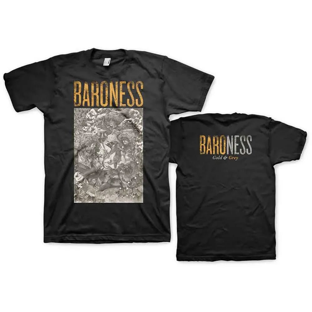 Baroness - Gold & Grey (T-Shirt) - Joco Records