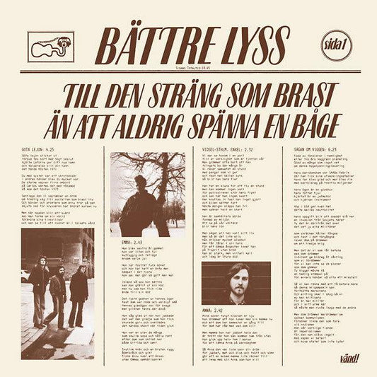 Battre Lyss - Till Den Strang Som Brast An Att Aldrig Spanna En Bage (LP) - Joco Records