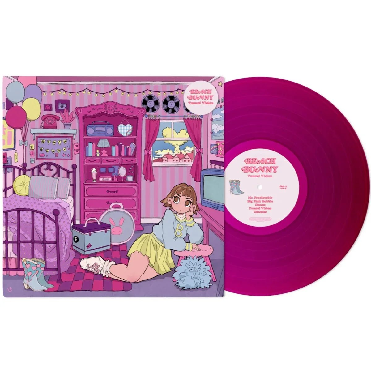 Beach Bunny - Tunnel Vision (Limited Edition, Magenta Vinyl) (LP) - Joco Records