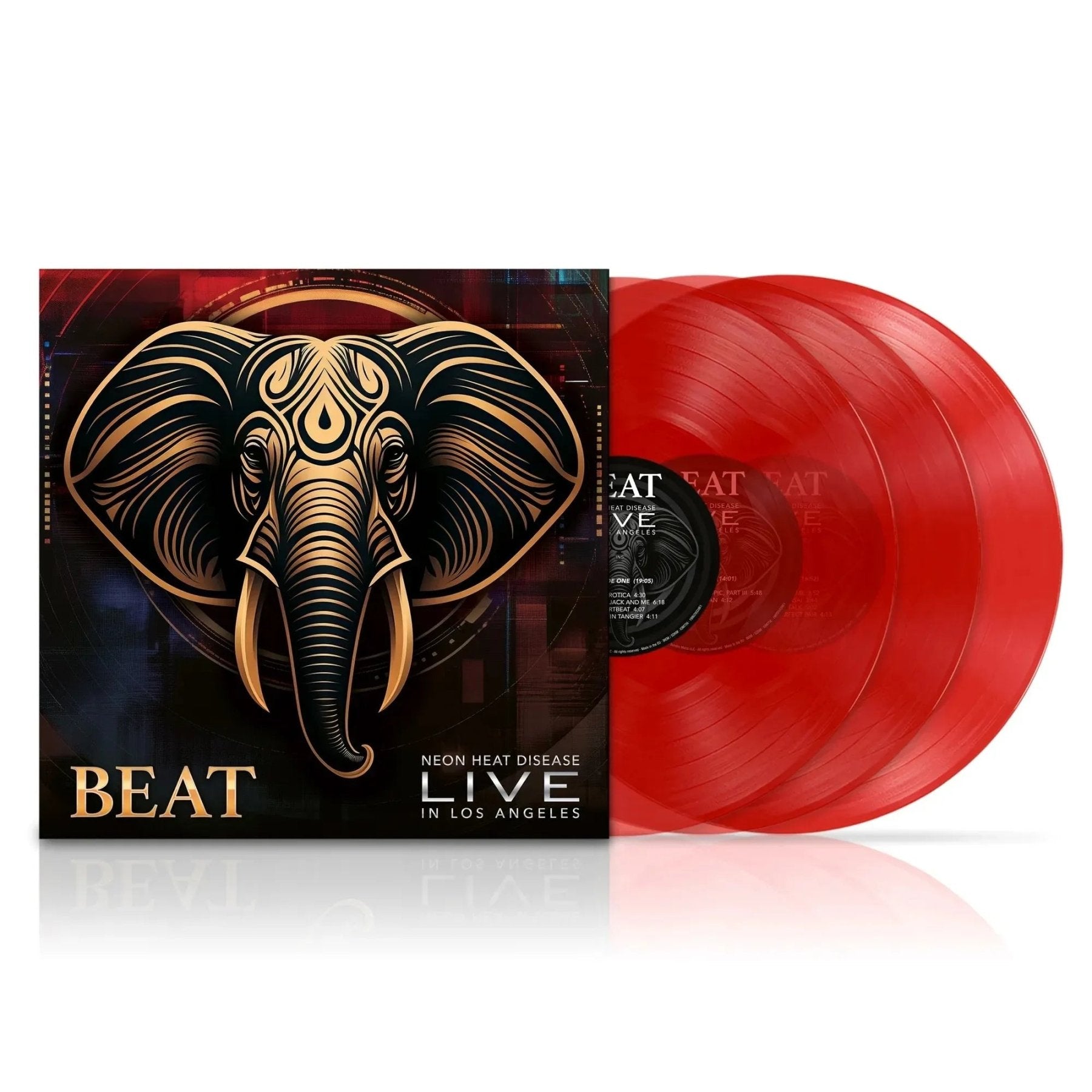 Beat - Live (Indie Exclusive, Transparent Ruby Vinyl) (3 LP) - Joco Records