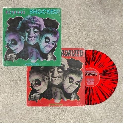 Beloved Ghouls - Terrorized/Shocked (Red W/ Black Splatter Vinyl)