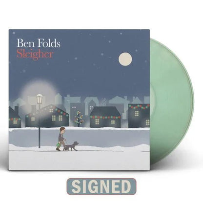 Ben Folds - Sleigher (Indie Exclusive, Green Vinyl, Autographed) (LP) - Joco Records