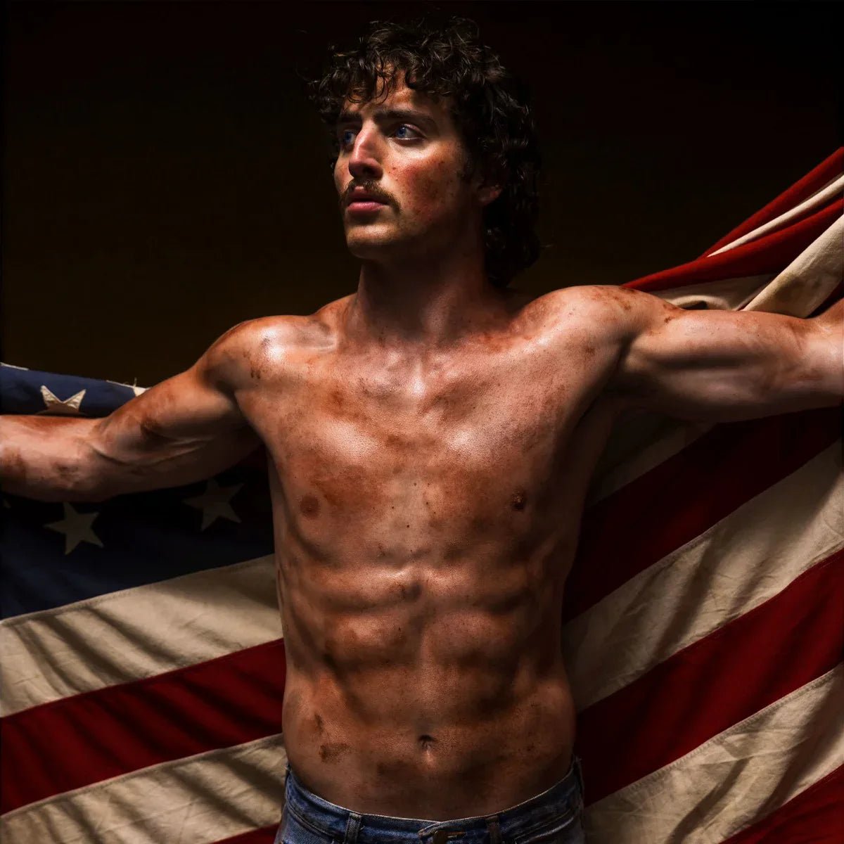 Benson Boone - American Heart (Limited Edition, Red Vinyl, White Vinyl, & Blue Marble Vinyl) (LP) - Joco Records