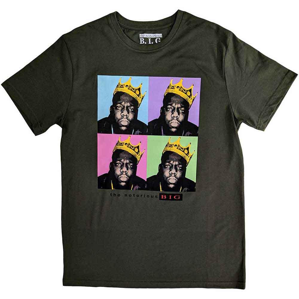 Biggie Smalls - Crown Pop Art (T-Shirt) - Joco Records