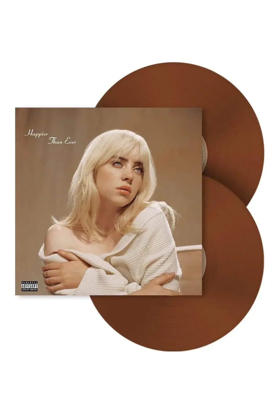 Billie Eilish - Happier Than Ever (Indie Exclusive, Limited, Brown Vinyl) (2 LP) - Joco Records