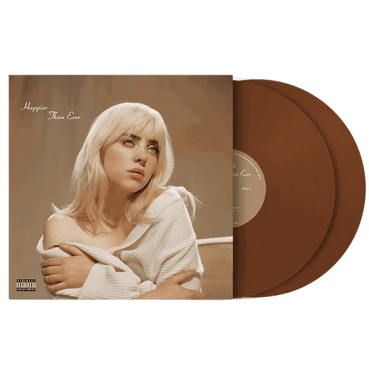Billie Eilish - Happier Than Ever (Indie Exclusive, Limited, Brown Vinyl) (2 LP) - Joco Records