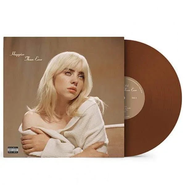 Billie Eilish - Happier Than Ever (Indie Exclusive, Limited, Brown Vinyl) (2 LP) - Joco Records