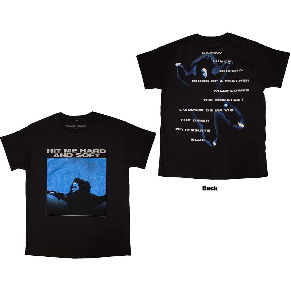 Billie Eilish - Hit Me Hard And Soft Tracklist (T-Shirt) - Joco Records
