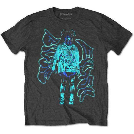 Billie Eilish - Neon Graffiti Logo (T-Shirt) - Joco Records