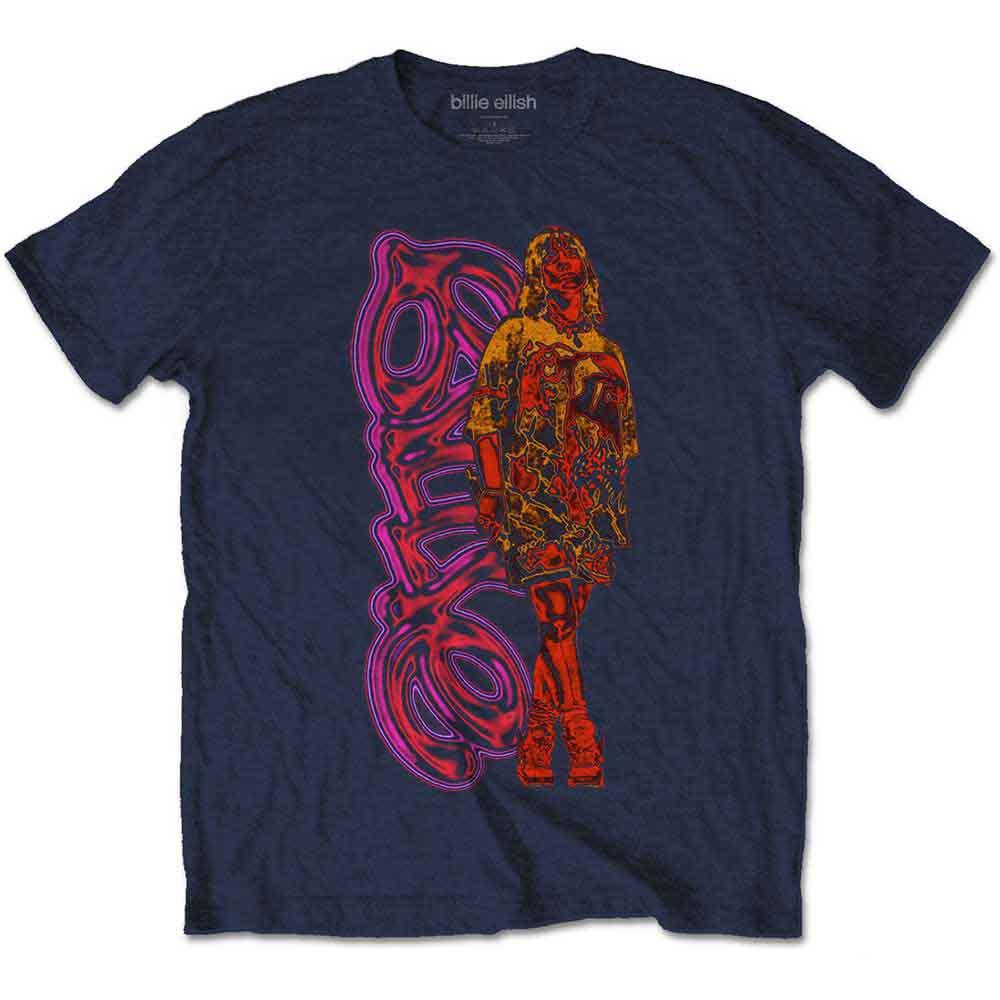 Billie Eilish - Neon Logo & Billie (T-Shirt) - Joco Records