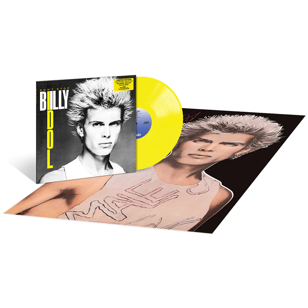 Billy Idol - Don't Stop (Limited Edition EP, Lemon Jelly Vinyl) (12-Inch Vinyl EP) - Joco Records
