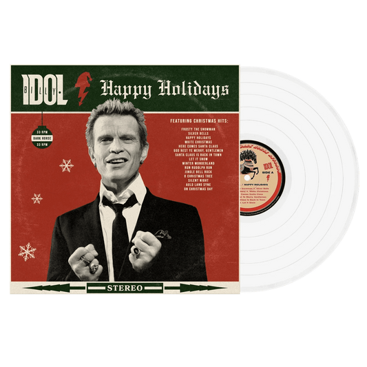 Billy Idol - Happy Holidays (Indie Exclusive, Limited, White Vinyl) (LP) - Joco Records
