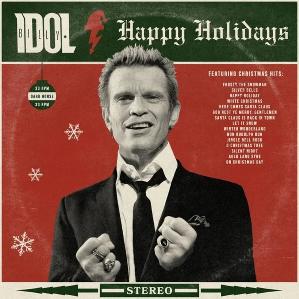 Billy Idol - Happy Holidays (Indie Exclusive, Limited, White Vinyl) (LP) - Joco Records