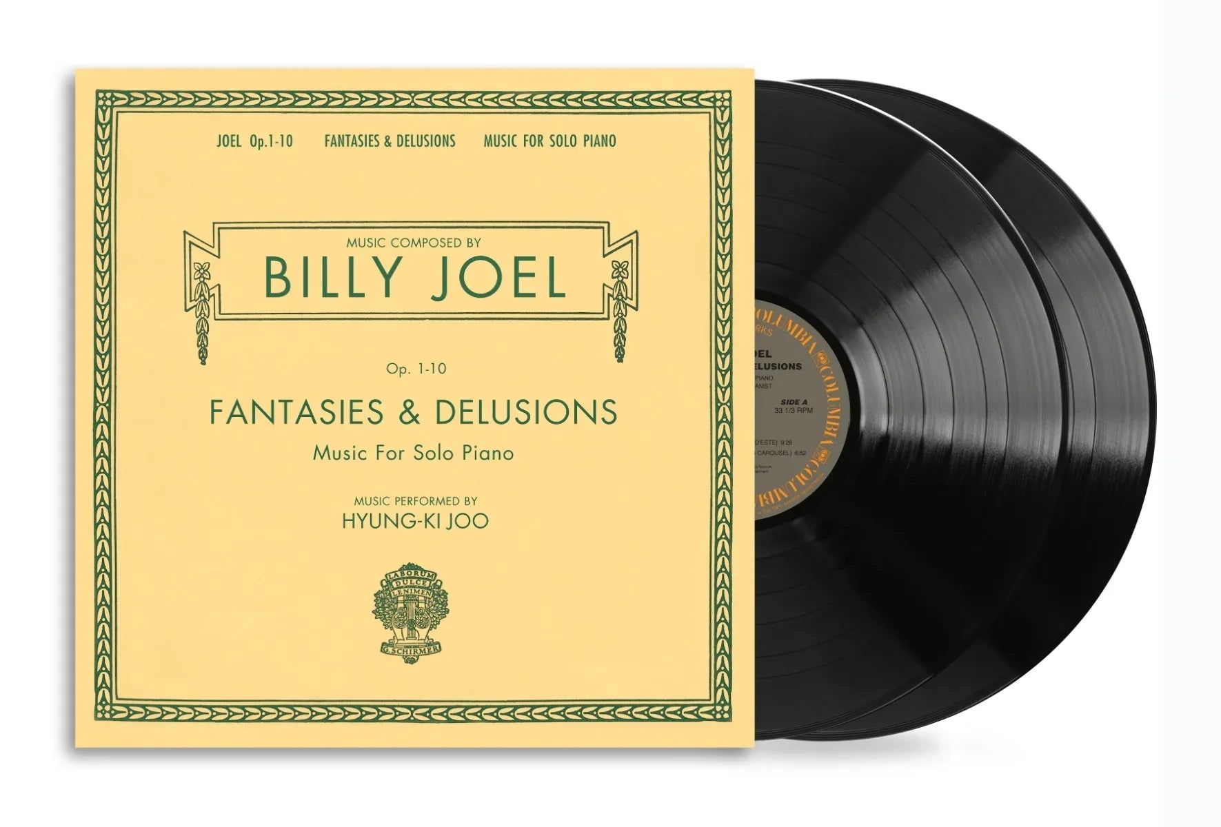Billy Joel - Fantasies & Delusions: Opus 1-10 Music for Solo Piano (2 LP) - Joco Records