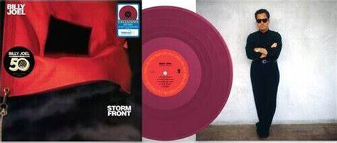 Billy Joel - Storm Front (Red Vinyl With 12"x12" Photo Insert) - Joco Records