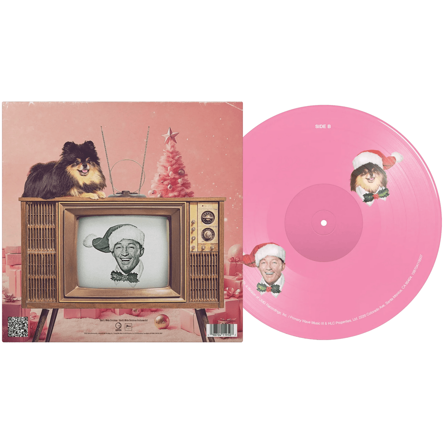Bing Crosby - White Christmas (Limited Edition, Remixes, Hot Pink Picture Disc Vinyl) (LP) - Joco Records