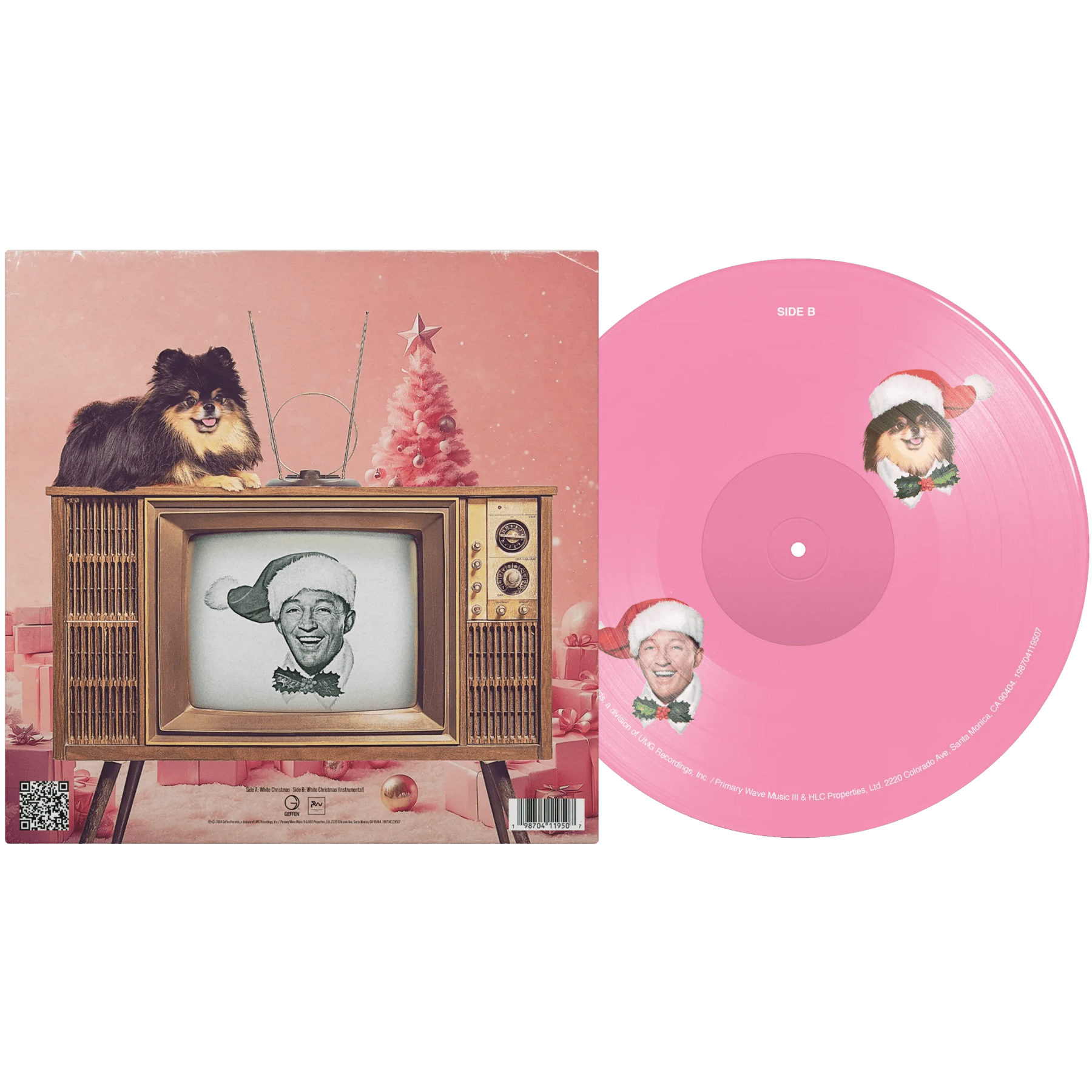 Bing Crosby - White Christmas (Limited Edition, Remixes, Hot Pink Picture Disc Vinyl) (LP) - Joco Records