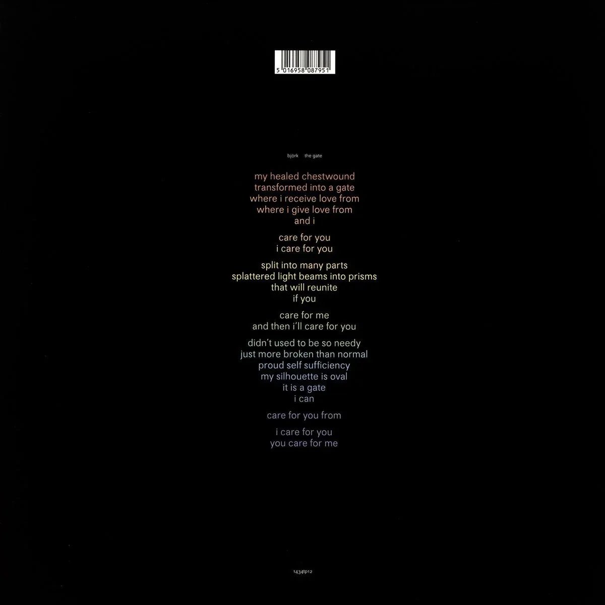 Bjork - Gate (45 RPM) (12-Inch Vinyl Single) - Joco Records