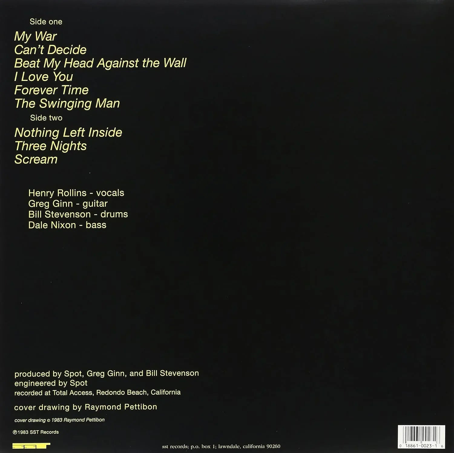 Black Flag - My War (LP) - Joco Records