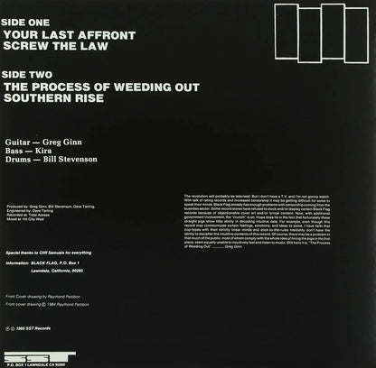 Black Flag - The Process Of Weeding Out (Vinyl EP) - Joco Records