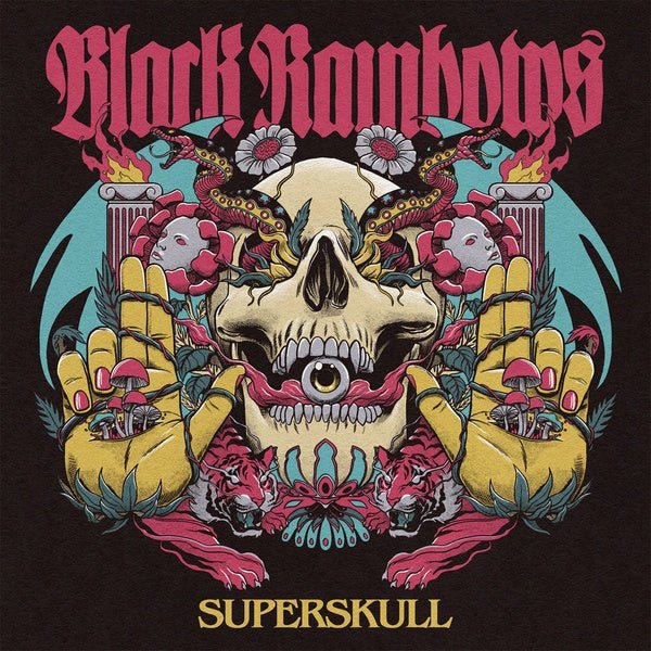 Black Rainbows - Superskull (Pink & Black & Blue Vinyl) (LP) - Joco Records
