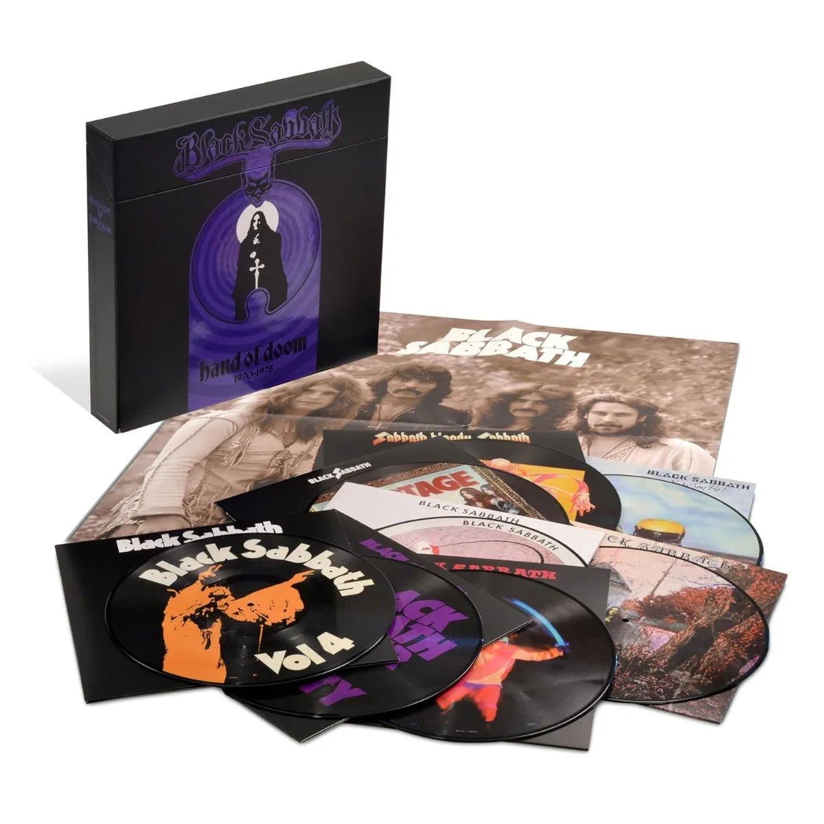 Black Sabbath - Hand Of Doom 1970-1978 (The Picture Disc Collection) (Box Set) (8 LP) - Joco Records