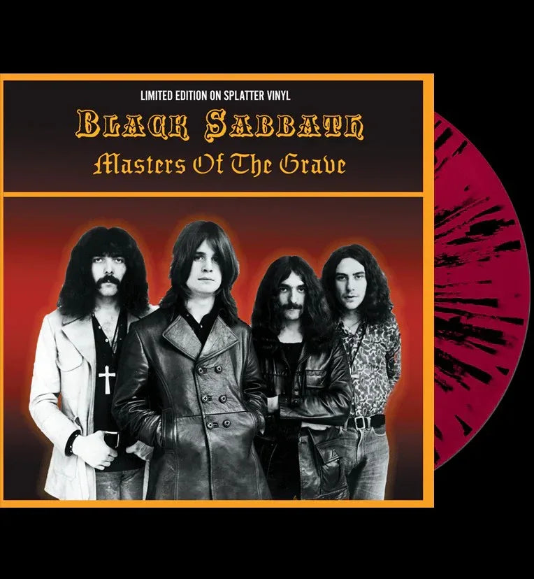 Black Sabbath - Masters Of The Grave: Asbury Park 1975 (Broadcast Import, Splatter Vinyl) (LP) - Joco Records