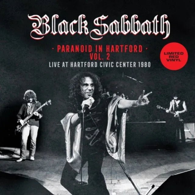 Black Sabbath - Paranoid In Hartford Vol. 2: Live At The Hartford Civic Center 1980 (Limited Import, Red Vinyl) (LP) - Joco Records