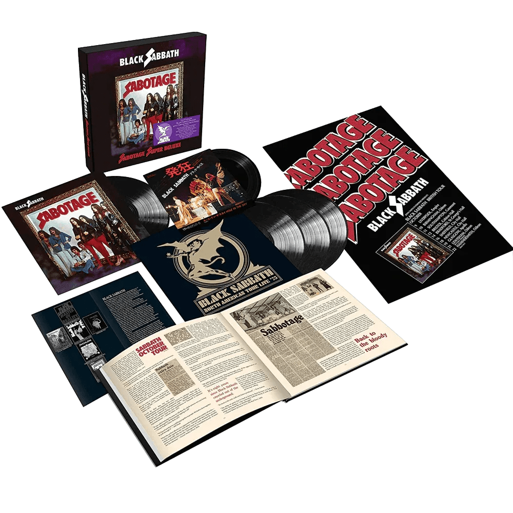 Black Sabbath - Sabotage (Super Deluxe Edition, Remastered, 180 Gram) (+ 7") (Vinyl Box Set) - Joco Records
