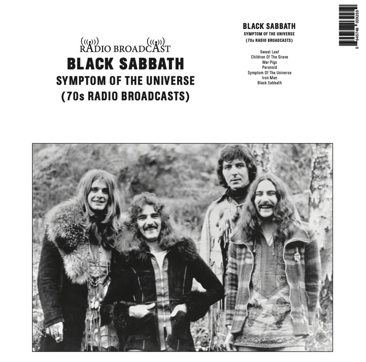 Black Sabbath - Symptom Of The Universe (70s Radio Broadcast) (Import) - Joco Records