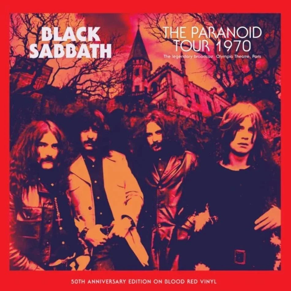 Black Sabbath - The Paranoid Tour 1970 (Limited Edition, Broadcast Import, Red Vinyl) (LP) - Joco Records