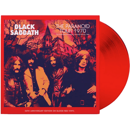 Black Sabbath - The Paranoid Tour 1970 (Limited Edition, Broadcast Import, Red Vinyl) (LP) - Joco Records