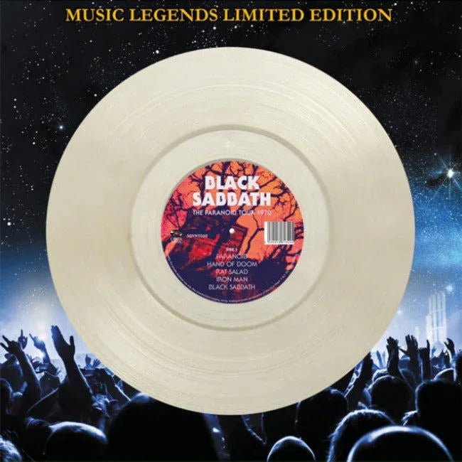 Black Sabbath - The Paranoid Tour, 1970 (Limited Edition Import, Clear Vinyl) (LP) - Joco Records
