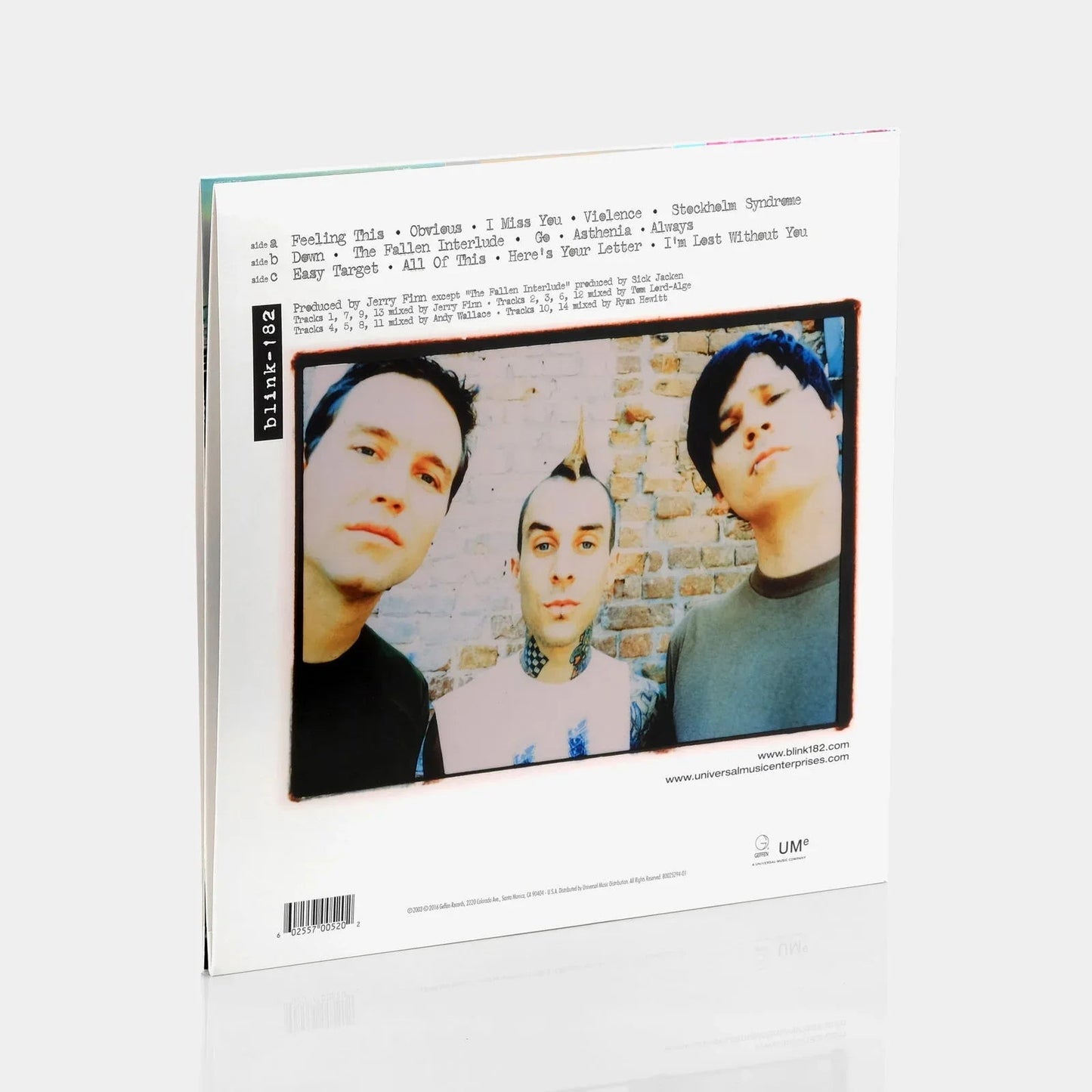 Blink-182 - Blink-182 (Explicit, Etched Vinyl) (2 LP) - Joco Records