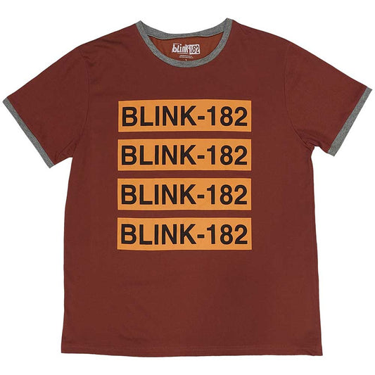Blink-182 - Logo Repeat Red