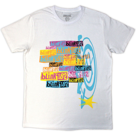 Blink-182 - Multi Stacked Logo White