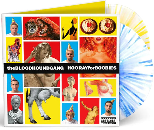 Bloodhound Gang - Hooray For Boobies: 20th Anniversary Edition (Blue/White/Yellow Splatter Colored Vinyl) (2 LP)