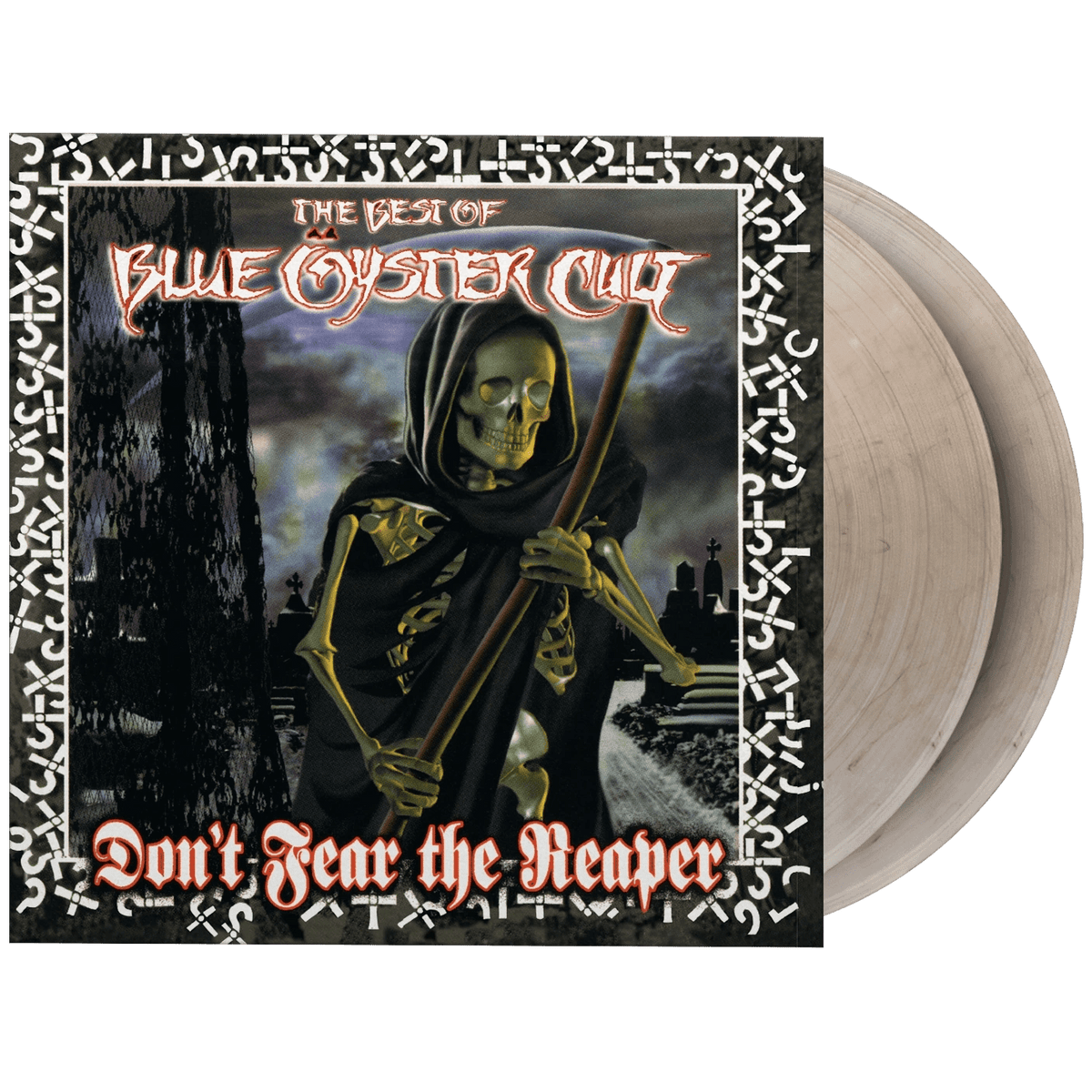 Blue Oyster Cult - Don't Fear The Reaper: The Best Of Blue Oyster Cult (Limited Import, Clear & Black Marble Vinyl) (2 LP) - Joco Records